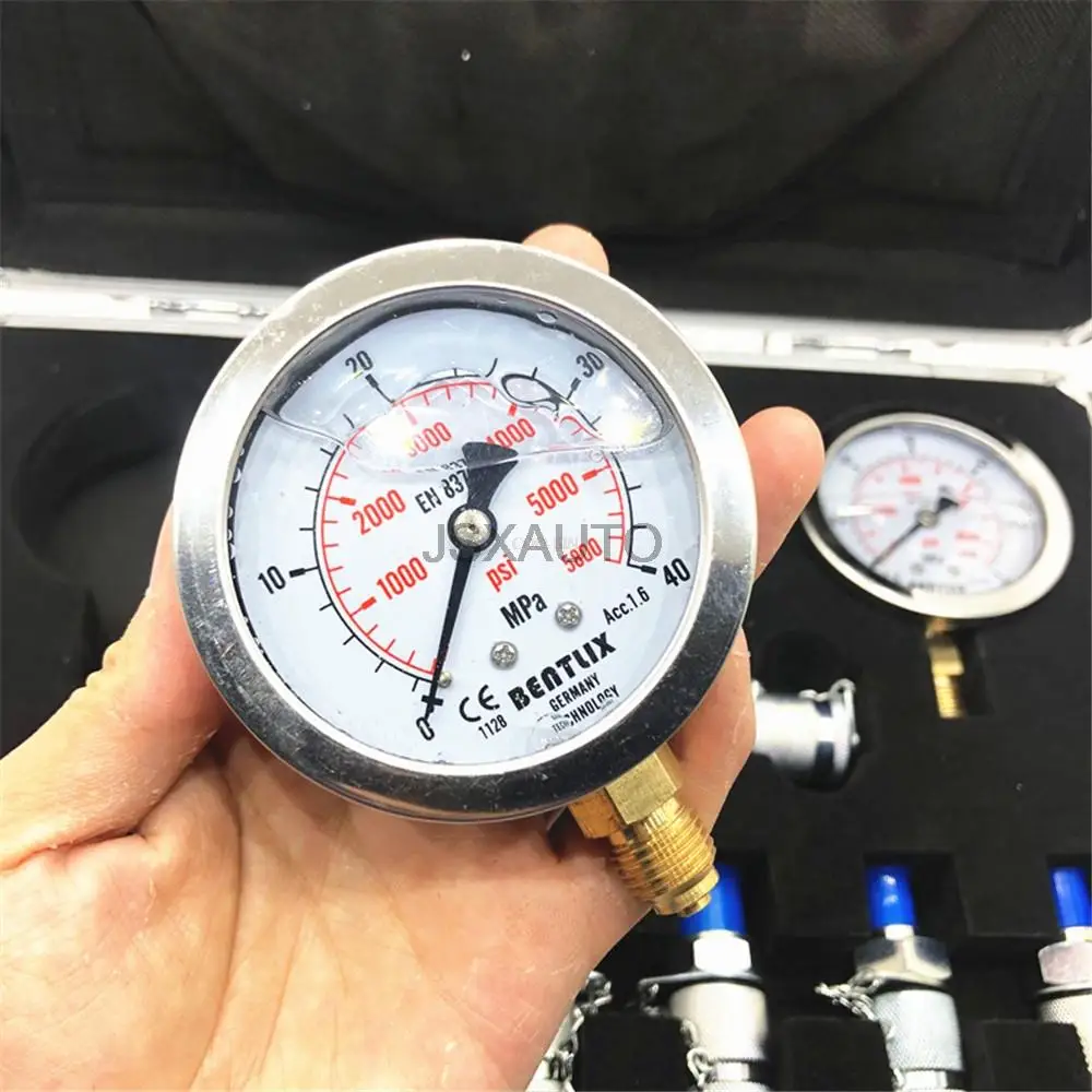 Portable Inspection And Maintenance Hydraulic Excavator Pressure Gauge Box Oil Pump Test Table Hydraulic Tee Joint