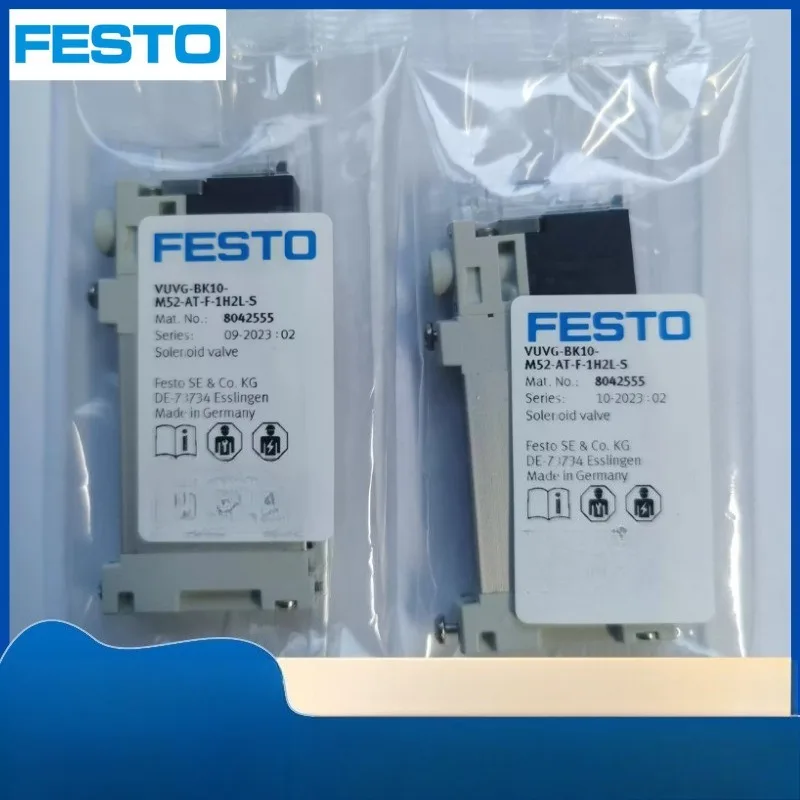 

Детали для FESTO VUVG-BK10-T32C-AT-F-1H2L-S 8042554 8042555 Электромагнитный клапан Festo