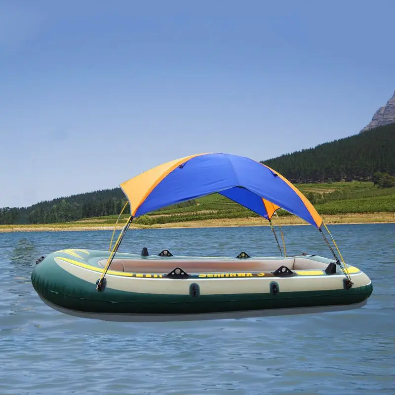 Inflatable boat Inflatable boat awning 2-4 people folding awning