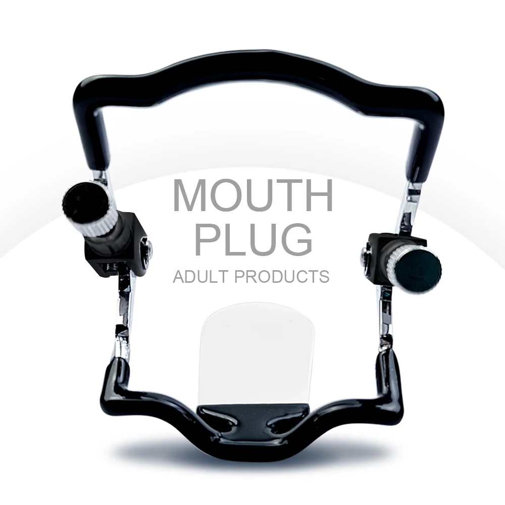 1 قطعة ، 1 مجموعة ، الأزواج الكبار الجنس لعب يمكن تعديل الفم المكونات العبد الحلق العميق الفم المكونات القيود عن طريق الفم الجنس المكونات القيود