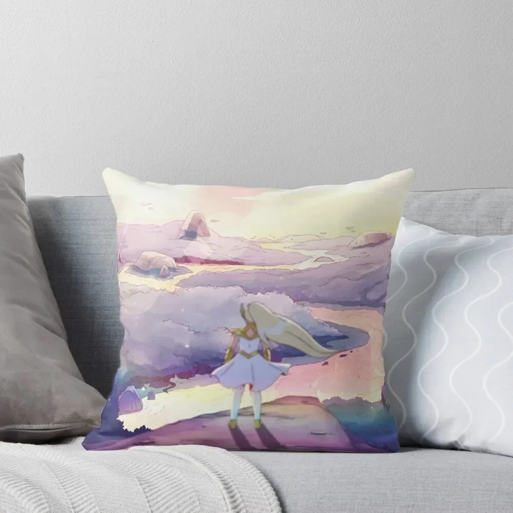 

She-Ra Looking Over Etheria Throw Pillow Luxury Sofa Cushions Decorative Cushion Decorative Sofa Cushions pillow