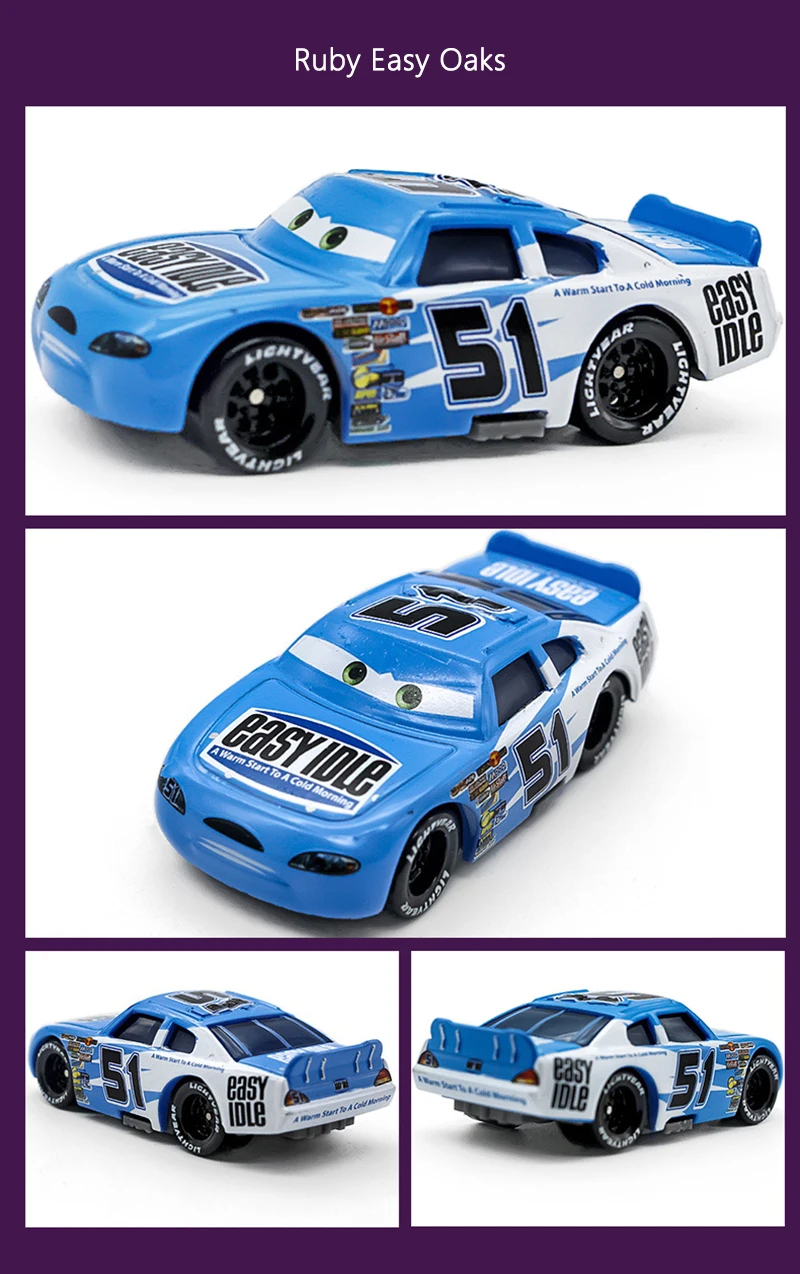 Spielzeugautos Piston Cup Racing Series Rennwagen McQueen Rusty Cornfuel Aiken Axler Chuck Armstrong Legierungs-Spielzeugauto Kindergeschenk – Detail 12