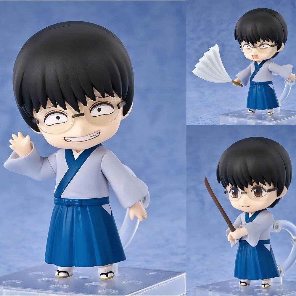 Figura de Anime GINTAMA Sakata Gintoki Kagura Shimura Shinpachi versión Q figura de vinilo Kawaii figuras de acción coleccionar modelo de juguete