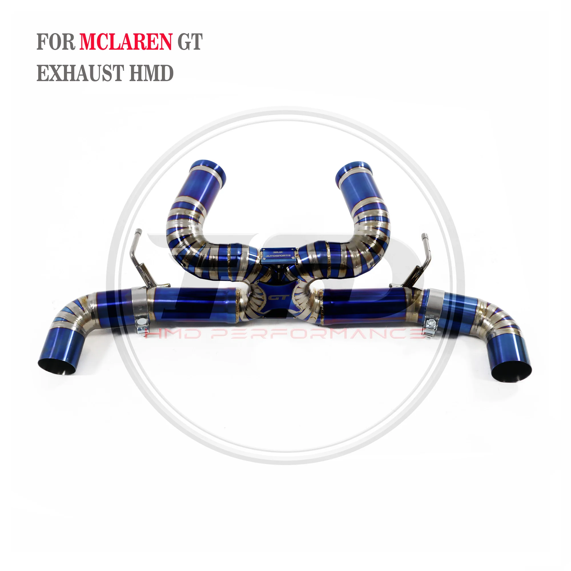 

HMD Titanium Alloy Exhaust System Performance Valve Catback is Suitable For McLaren GT Muffler For Cars