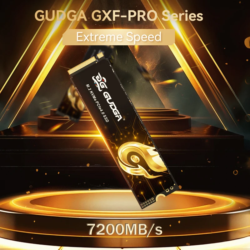 GUDGA SSD 7200MB/S NVMe M.2 2280 PCIe4.0x4 TLC Internal Solid State Drive 1TB 2TB 4TB For PS5 Laptop PC Desktop