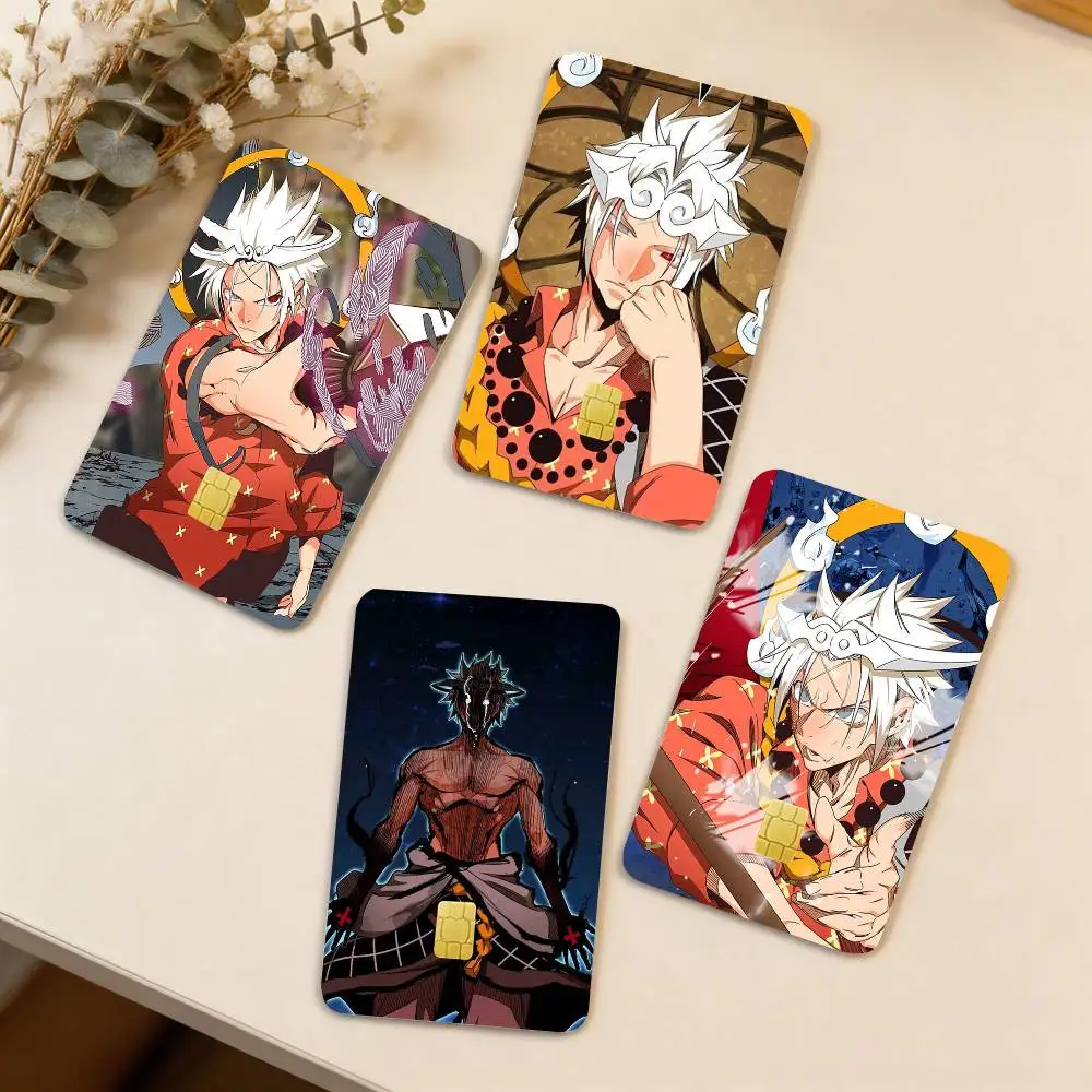 

P-Park Mujin T-The God of High School 4pcs 1Set Card Stickers Small Waterproof Chip 4PCS Card Sticker Anti-Scratch