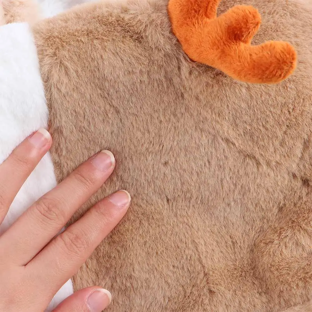 

Warm Unique Antlers Cashmere Fashion Design Ear Protector Christmas Hat With Scarf Children Hat Korean Cap