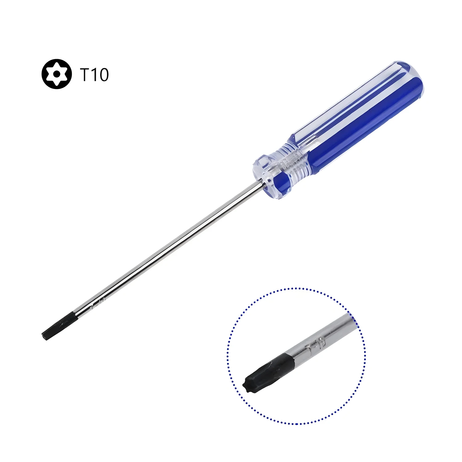 FIXFANS T8 T9 T10 Torx Screwdriver with Hole Security Bit Magnetic Precision Screwdriver Set for PS4 Controller Repair Tools Kit