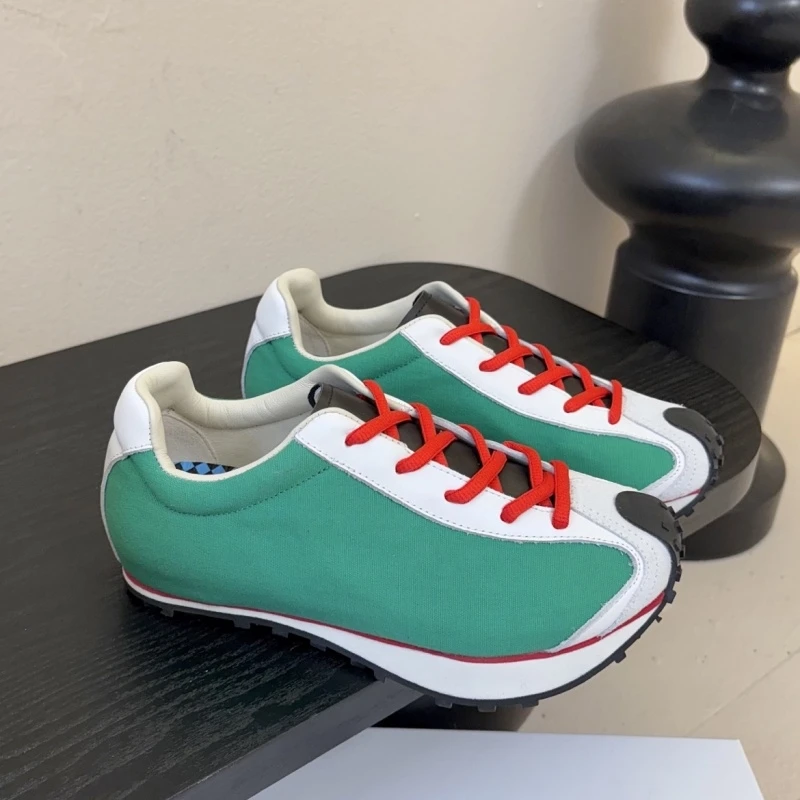 

Fashion Casual Shoes Women Round Toe Lace Up Flats Increase Height Patchwork Sneakers Comfort Women Walking Shoes Daily