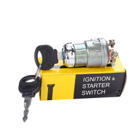 Universal Car Boat 12V 4 Position Ignition ON /OFF /Start Ignition Switch Lock with 2 Keys for Petrol Engine Farm Machines