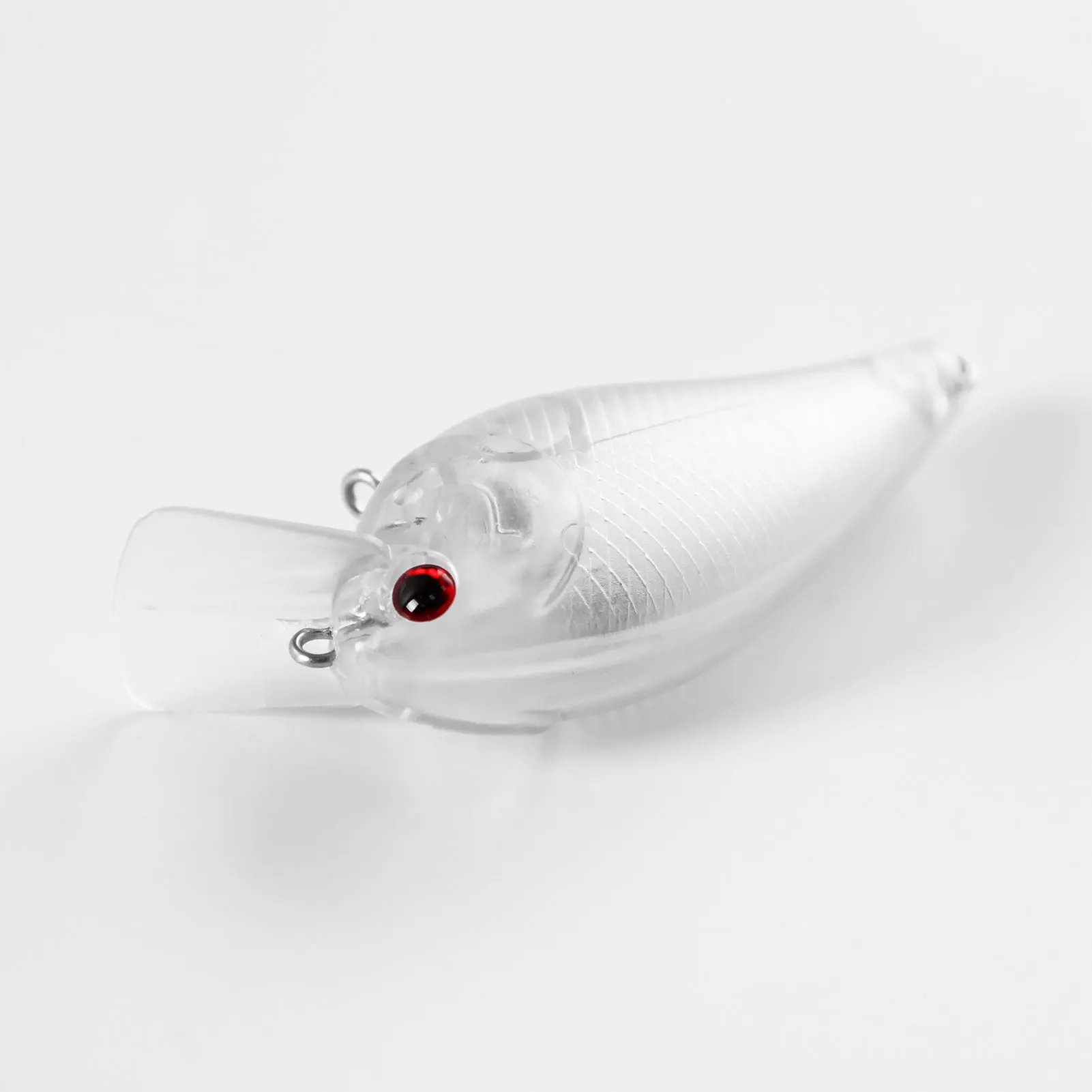Wobblers Crankbaits sin pintar para carpa, translúcidos - imagen 2