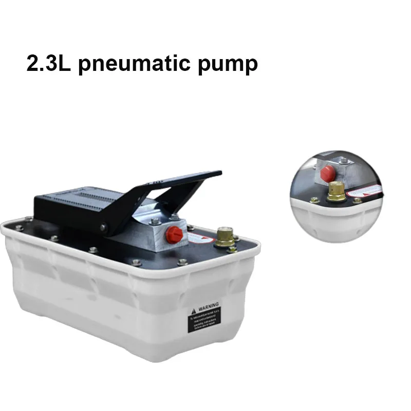 

Pneumatic Hydraulic Pump Foot Operated Pump 70Mpa 2.3L Manual Pump Power Unit Air Driven Hydraulic Pump Plastics Beam Corrector