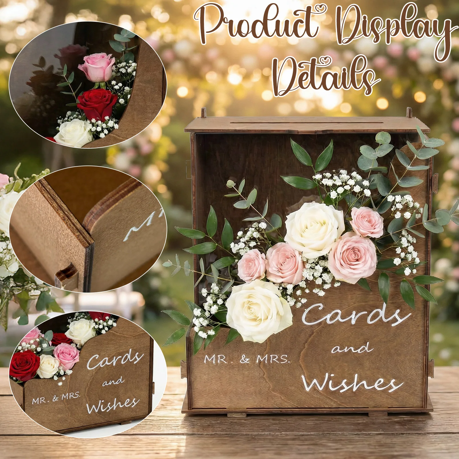 صندوق بطاقات الزفاف الدافئ مع - مراجعة Wedding Card Box وسعره