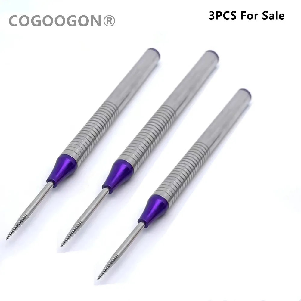 

3pcs/lot Dental Broken Root Drill Remnant Extractor Dental Dental Extractor Apical Root Fragments Drill Titanium Tip Flexible