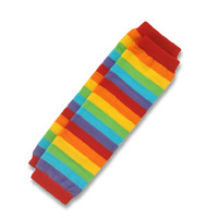 Rainbow elbow Baby Crawling Knee Pad Kids Sock Leg Warmer Protector girl legging boy Striped toddlers gaiters beenwarmers Infant