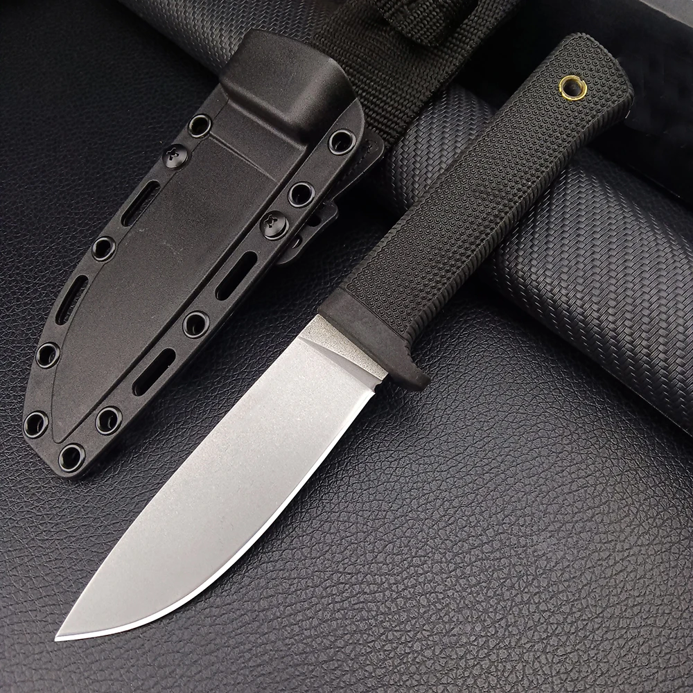 MASTER HUNTER Fixed Blade Knife with Sheath 8Cr13Mov Tactical Camping EDC Straight Knives, Nylon Fiber Handle, Gift for Men