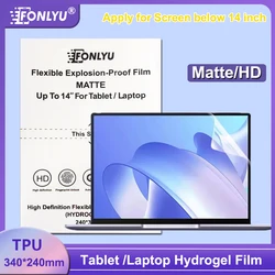 FONLYU HD Matte TPU Hydrogel Film For iPad 9.7 10.5 Pro 11 12.9 14 Inch Tablet Laptop Screen Protector Cutting Machine Plotter
