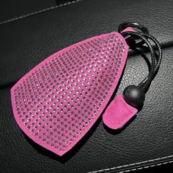 Universal Rhinestone Key Case for Women Car Accessories Bling Diamond Keychian Fob Cover Holder Keyring for VW Bmw Benz Etc