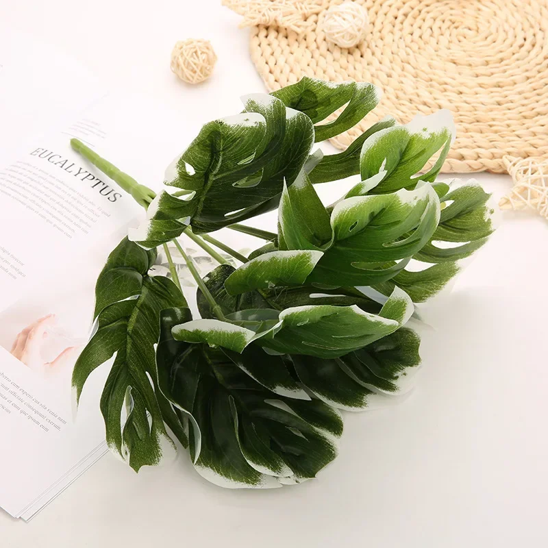 New Artificial Shrubs Creative Decorative Artificial Plant Ferns Simulation Plant Plastic Flower Plant Turtle Leaf Accessories