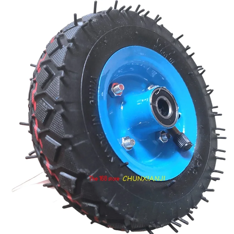 Super 6 inch Air Wheel 6x2 pneumatic tire & alloy hub for trolley, Trailer casters 6\'\' Electric Scooter tyre and inner tube