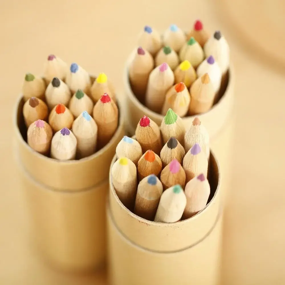 12Pcs Lovely Mini Colored Pencil New Wooden Painting  Pencils