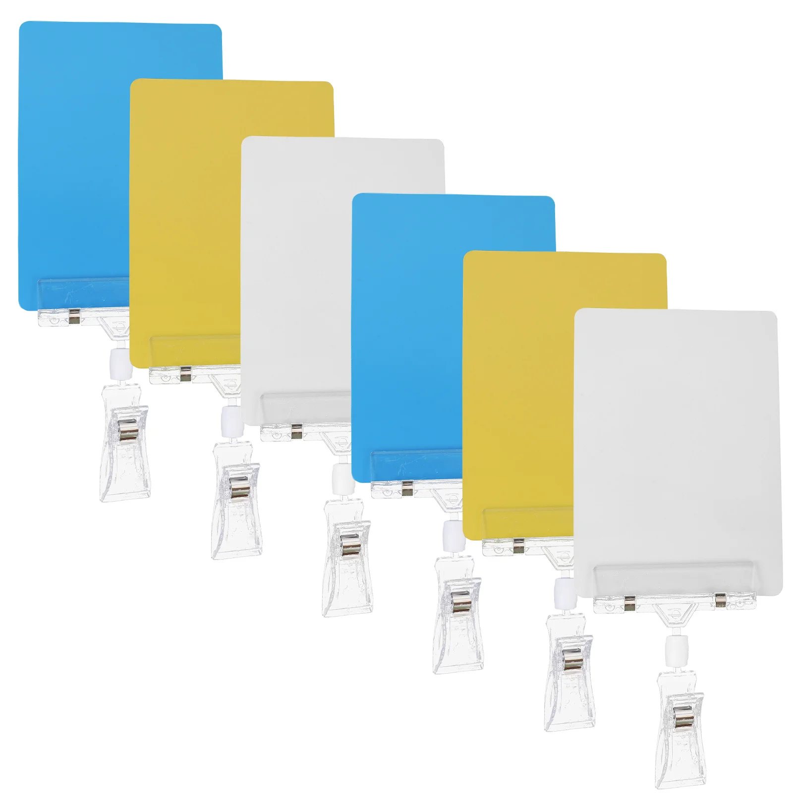 1Set Reusable Erasable Price Sign Holder Adjustable Display Stand for Retail Store Supermarket Advertising Menu