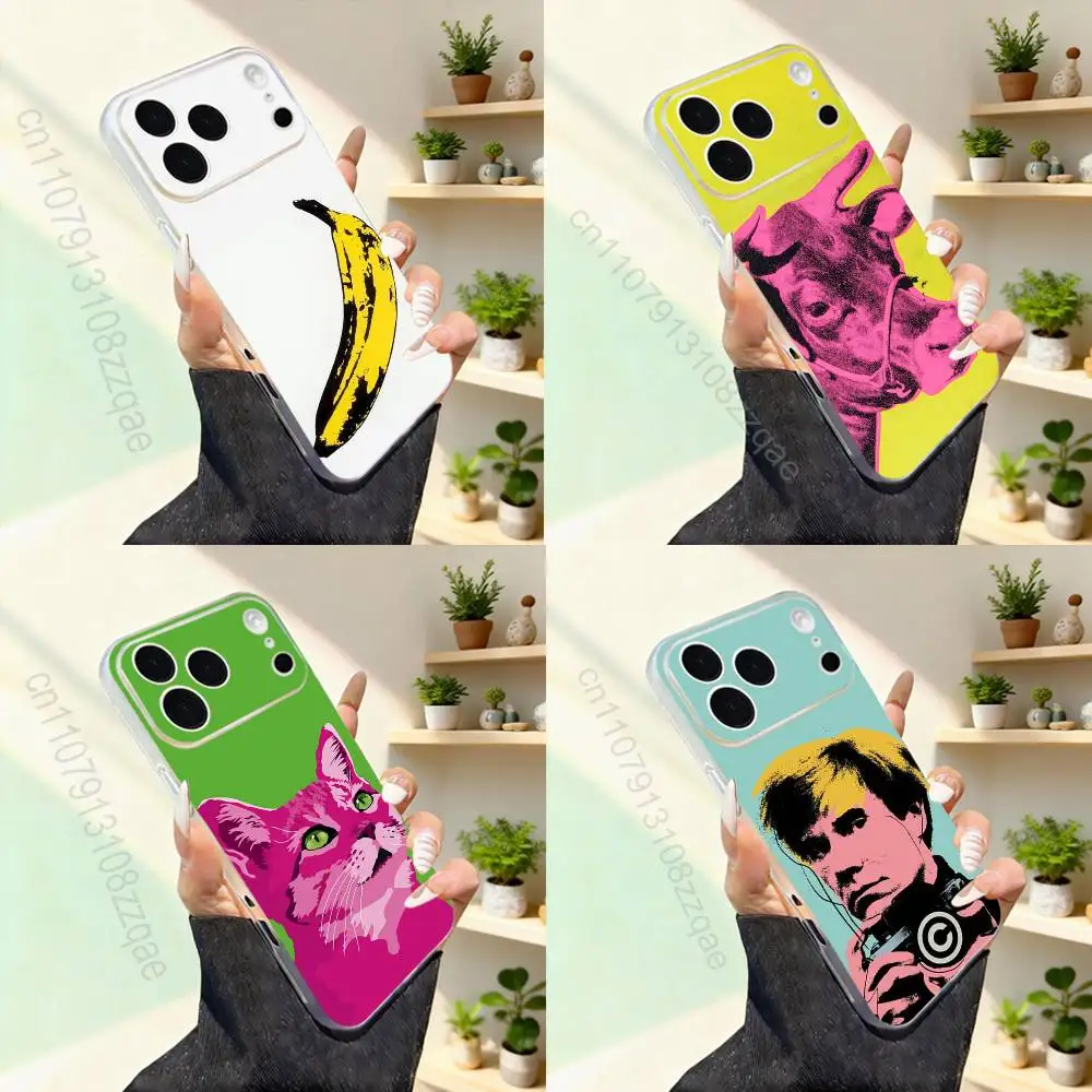 

Cool A-Andy-S W-Warhol Art For iPhone 17,16,15,14,13,12,11,Pro,Max,Plus,Mini,SE4,E Magnetic For Magsafe Wireless Phone Case