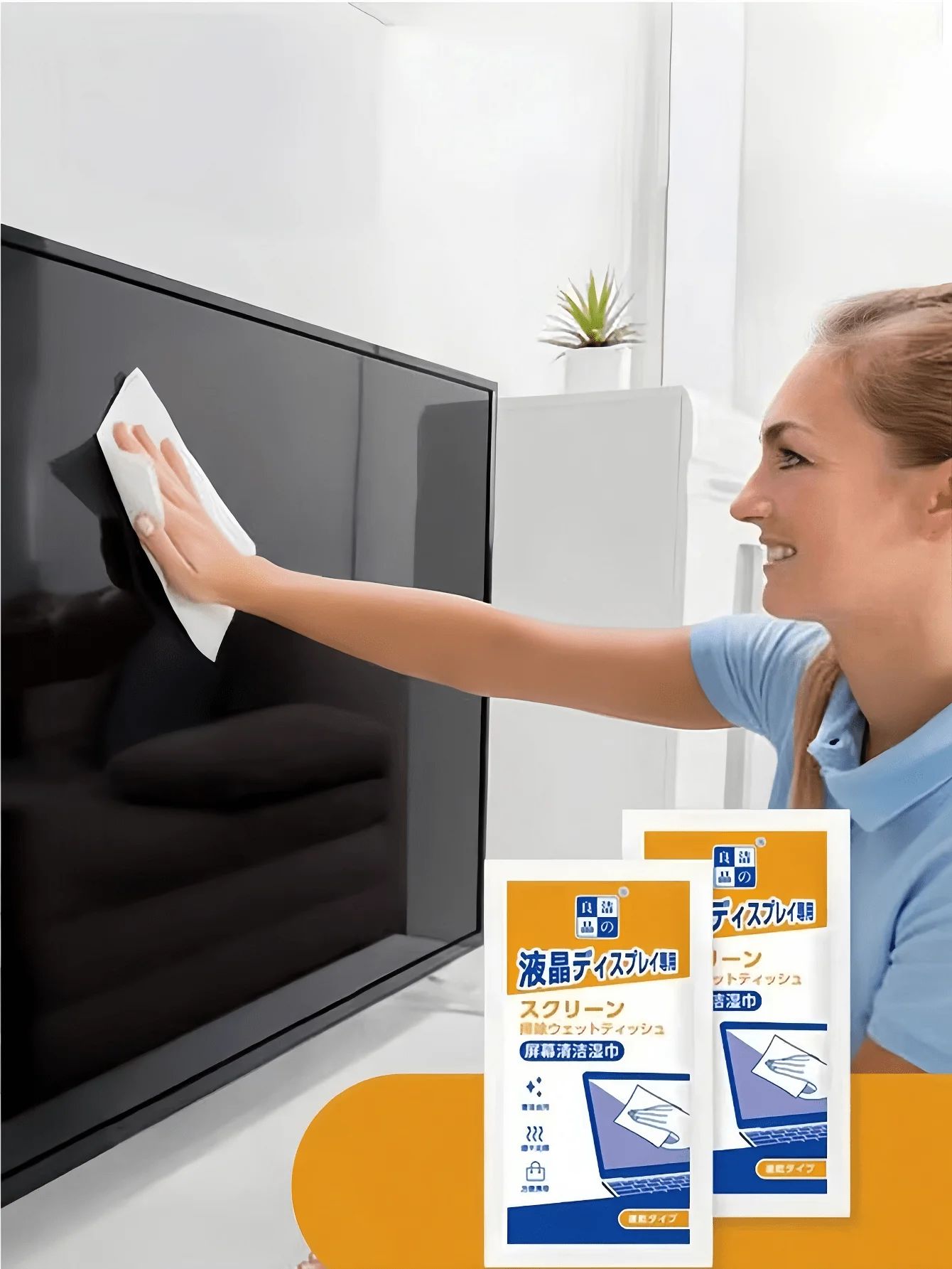 알코올 프리 스크린 클리닝 티슈, LCD, 노트북, 휴 - Monitor Cleaning Kit 리뷰 및 가격