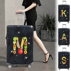 Luggage Cover Stretch Fabric Suitcase Protector Baggage Case for18-32 Inch Suitcase Case Print Fruit Series Travel Organizer