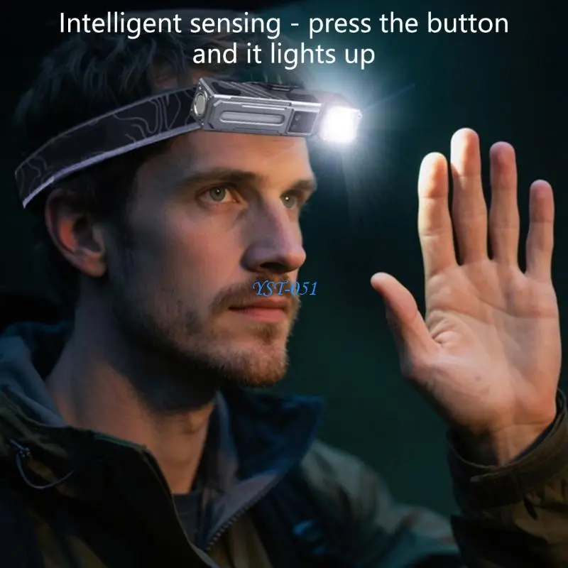 e15a-防水屋外緊急ライトポータブル回転ヘッド懐中電灯使いやすい