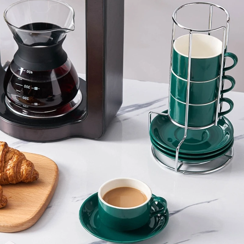 

Элегантная керамическая чашка для кофе и набор блюд емкостью 8 унций для изысканного ужина 87HA