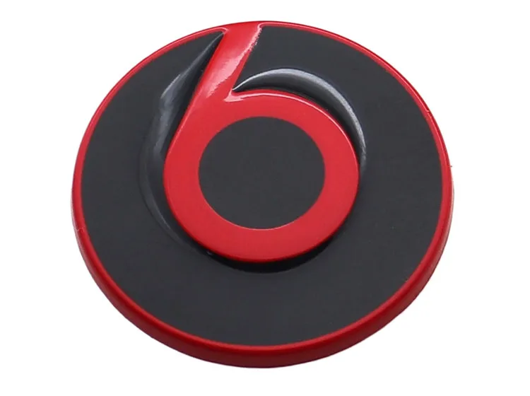 1pcs Metal Beats 35mm Car Fender Side Logo Sticker Car Internal Sticker Car Speaker Emblem Sticker Styling Accessories