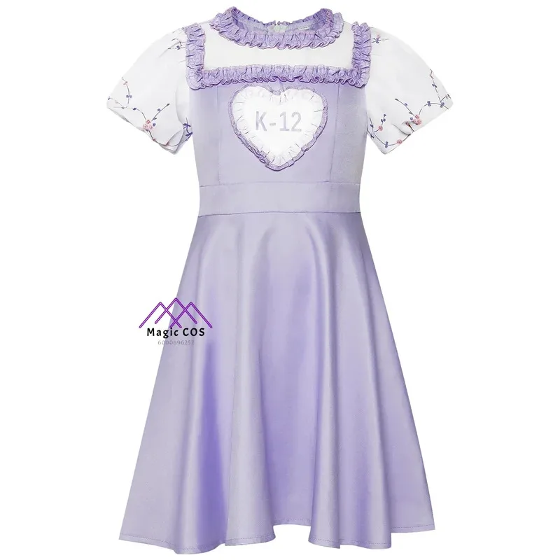 K12 Crybaby Angelita Fashion Cosplay Costume Women's Pink Purple Dress Melanie Martinez Sweet Outfit for Girls Halloween Costume