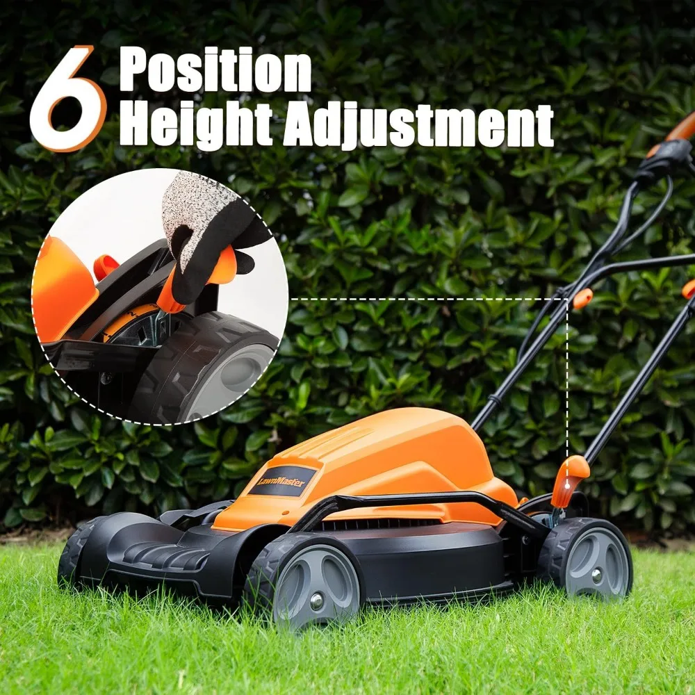 Cortacésped eléctrico LawnMaster de 12 amperios con ancho de corte de 19 pulgadas ME1218X.01