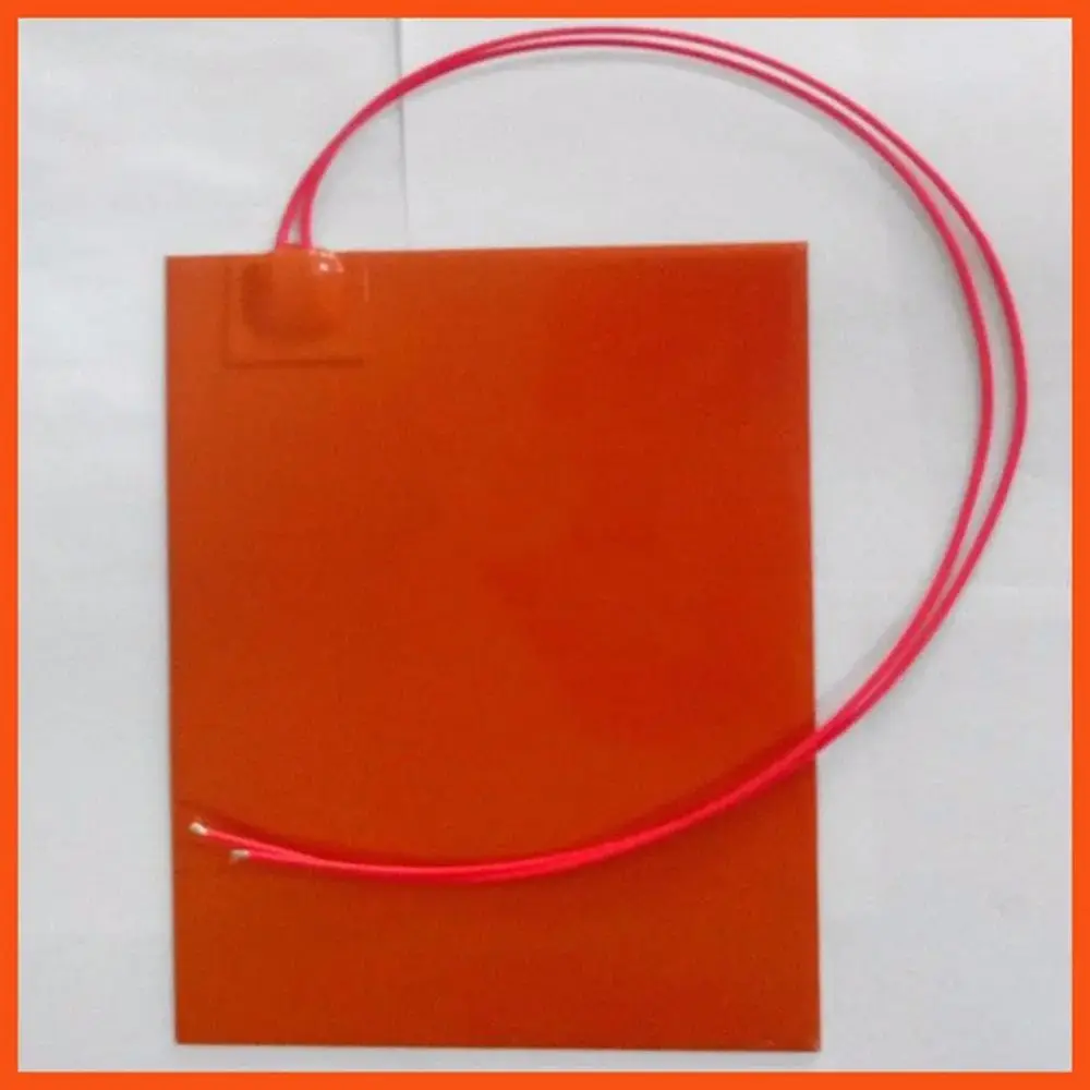 150x 150mm 110W 220V Wholesale Silicone Rubber Heater flexible Silicone Heater mat Heating Element 3D print heated bed stampante