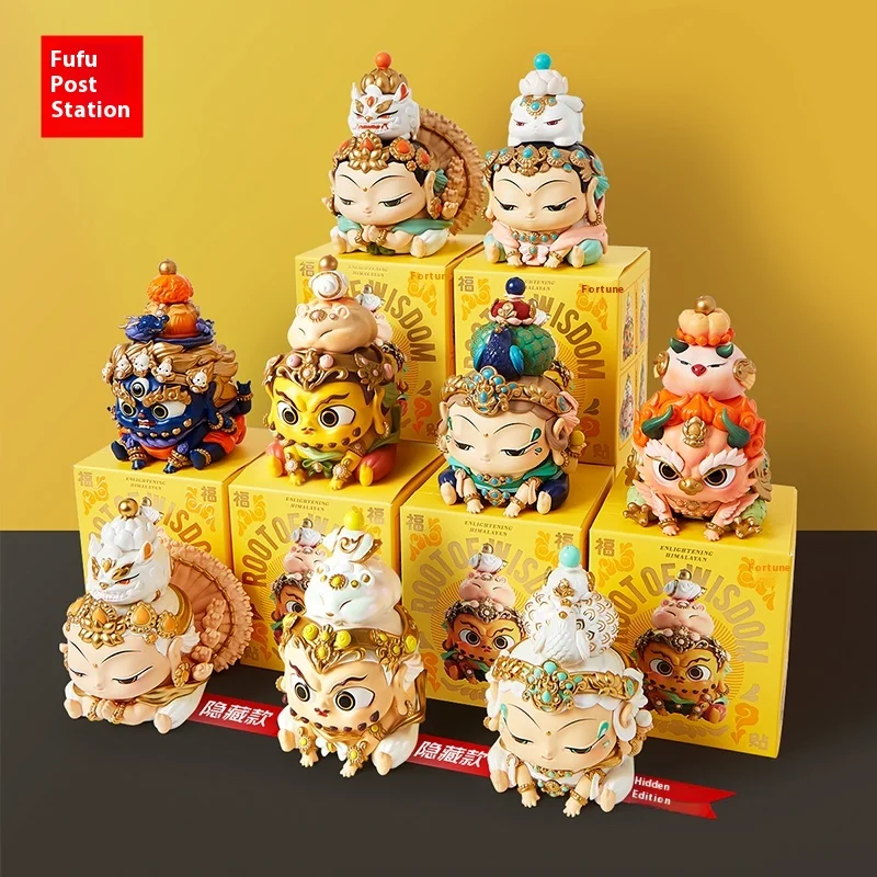 

Hot Desire Bless Blind Box Good Luck Toy 100%Authentic Product Dunhuang Blind Box Study Bodhisattva Annual Meeting Ornament Gift
