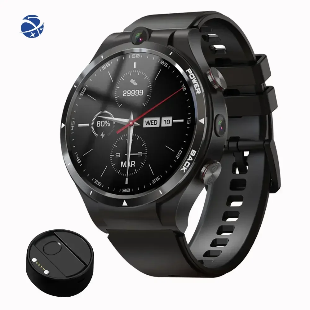 LEMFO LEM15 Smart Watch 4G Android 10.7 128GB ROM 900mAh Power Bank Dual Cameras Smartwatch Men GPS 1.6 Inch