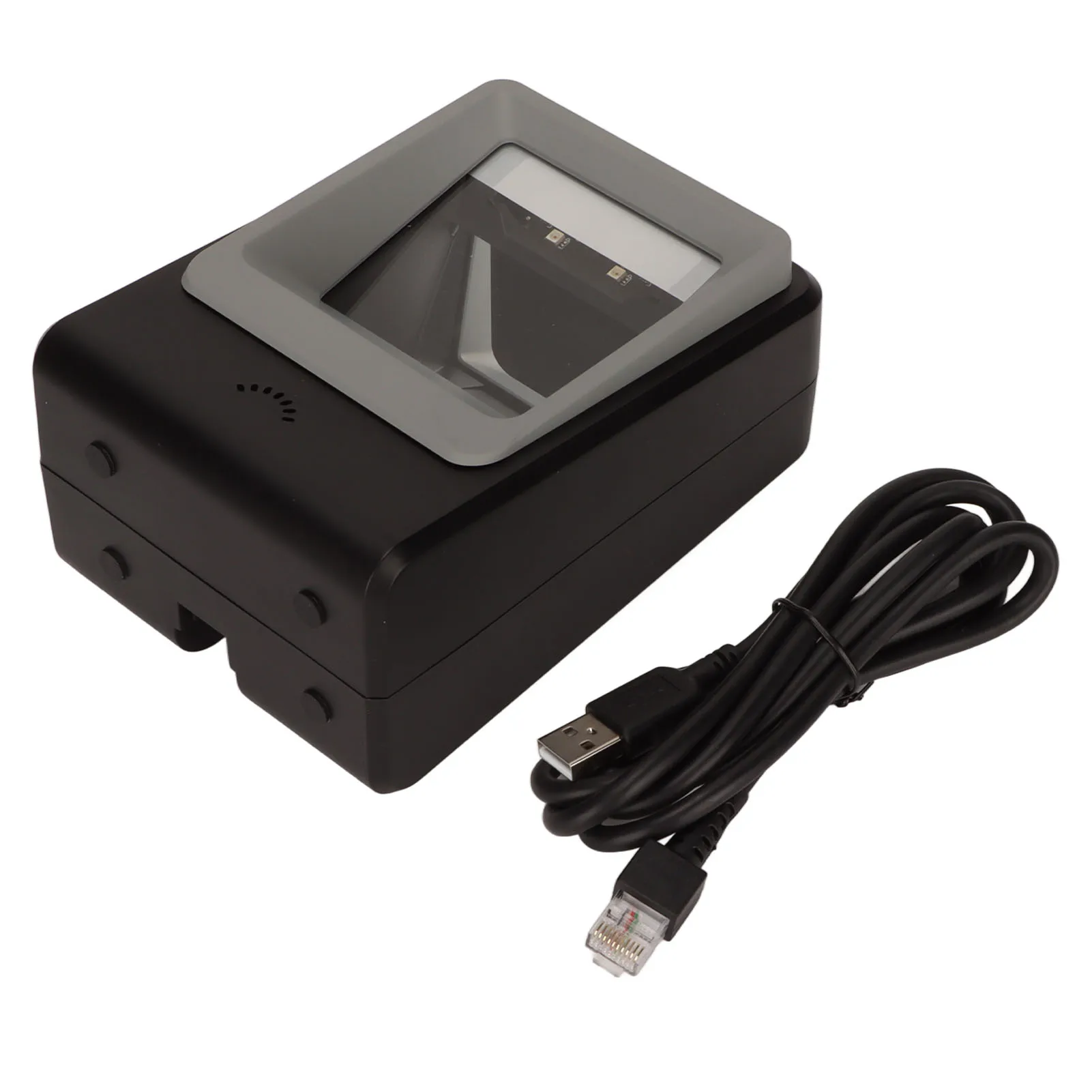 Scanner di codici a barre da tavolo Scanner QR Scanner di codici a barre cablato da tavolo 1D 2D ad alta sensibilità per negozi di supermercati