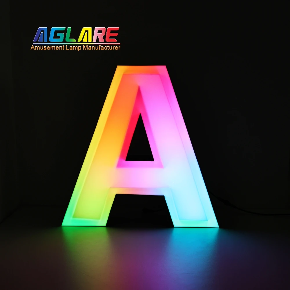 Backlit Business Sign Custom 3D Sign Light Up Letters Illuminated Wall Logo Led Salon Acrylic Sign Light