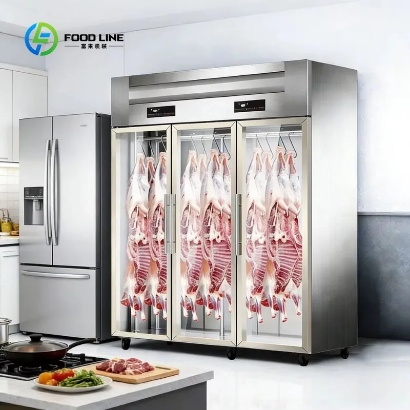 Customized Commercial Single-Temperature Stainless Steel 2-Door Upright Compressor Automatic Defrost Refrigerator Glass Door - view 6