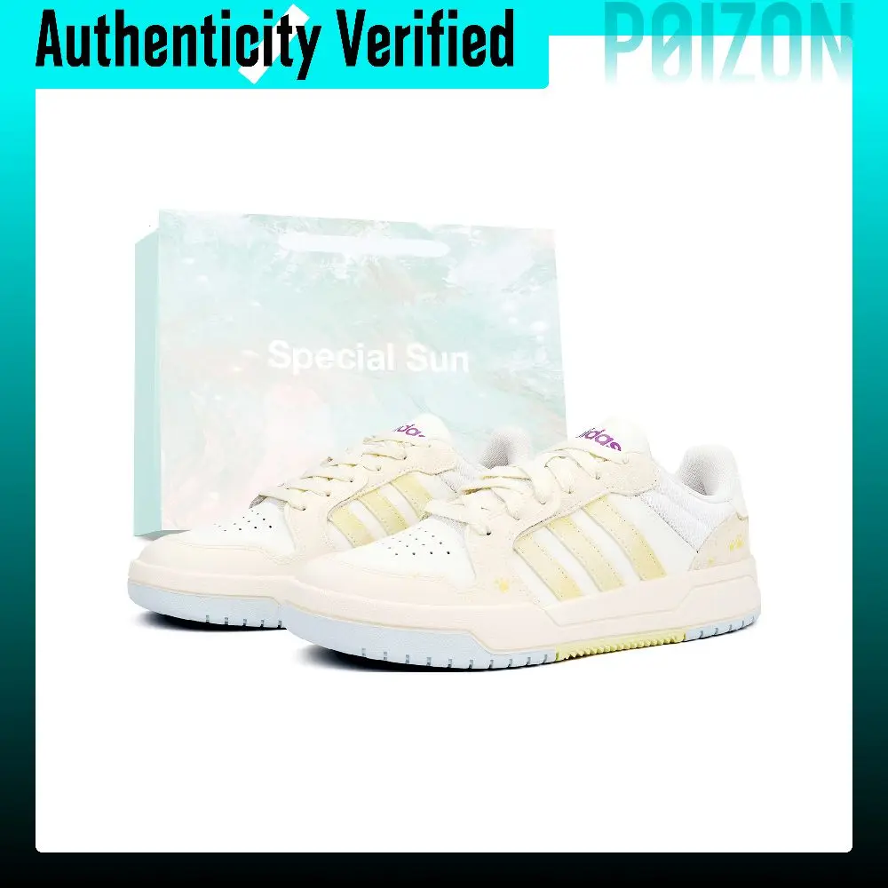 Adidas ENTRAP Skate Shoes Unisex Low-top White EH1298（Team2256- ）