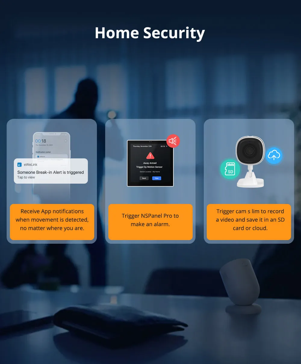 SONOFF SNZB-03P Zigbee-Bewegungssensor Home Security Lokale intelligente Szenenverknüpfung über EWeLink-App Alexa Google Zigbee Hub erforderlich