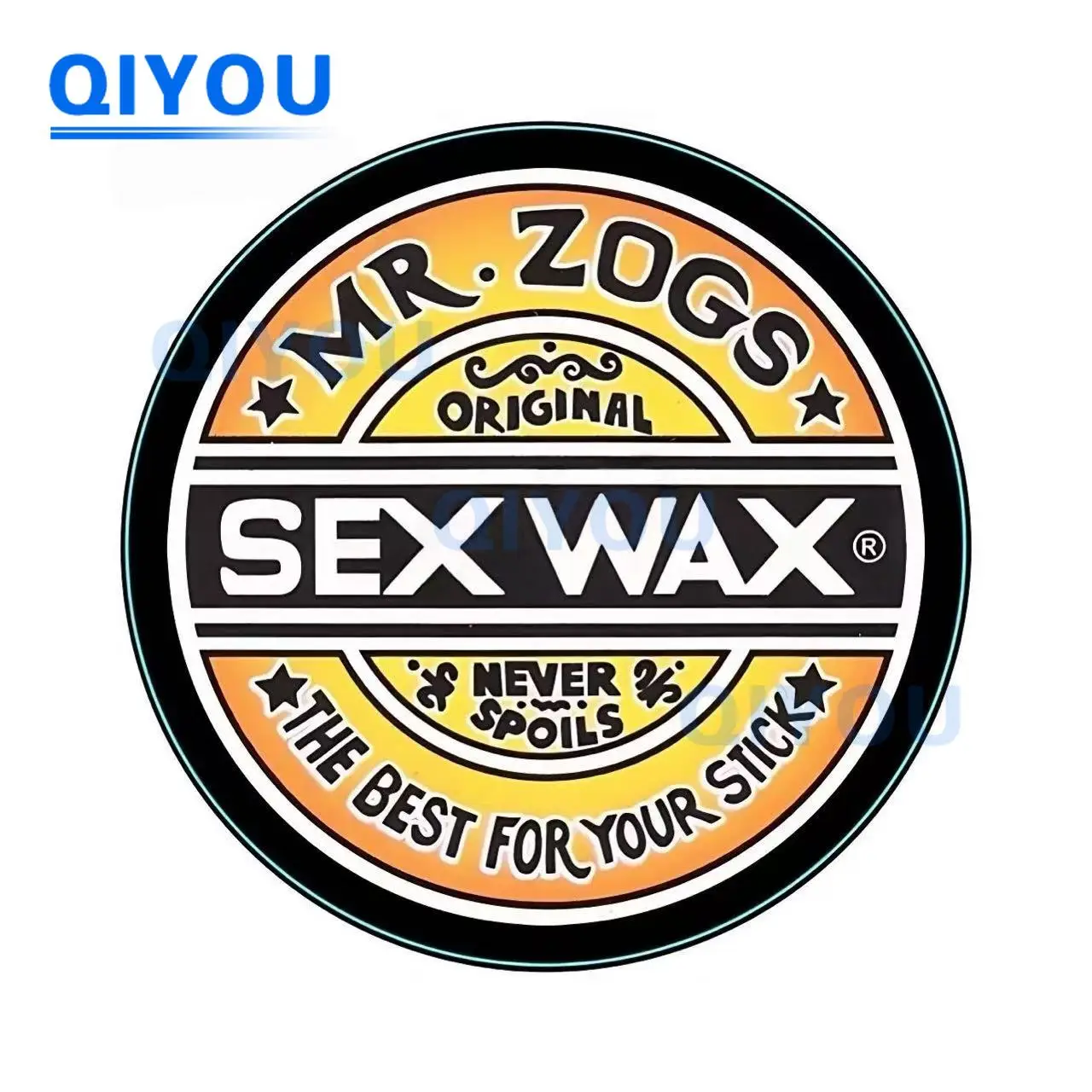 ملصقات السيارات الإبداعية الدائرية المصنوعة من الشمع الجنسي من Zog مناسبة لملصق PVC المقطوع على حقائب الزجاج الأمامي للسيارة #5