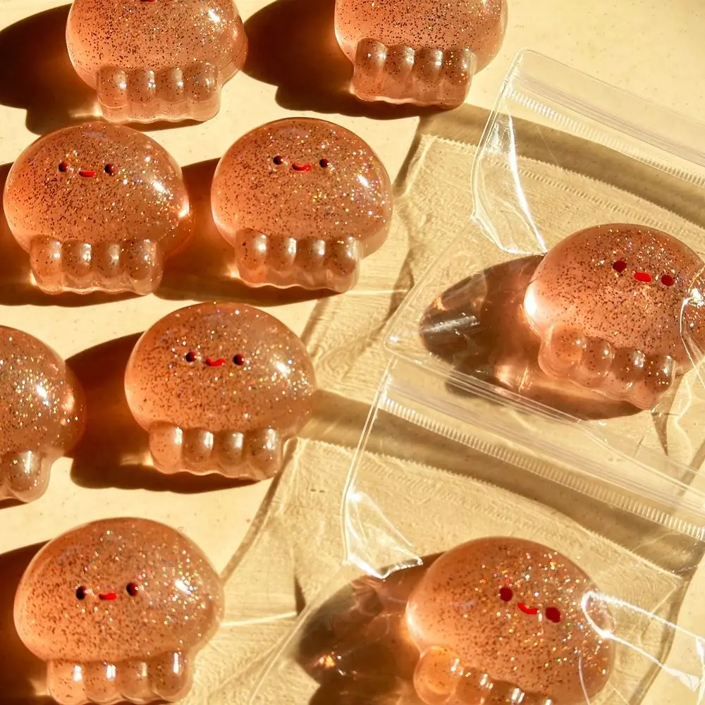 Squeezing Acne TPR Crystal Ball Solid Transparent Water Ball Pinching Toy Sphere Creative Bubble Octopus Pinching Toy Kids Toys