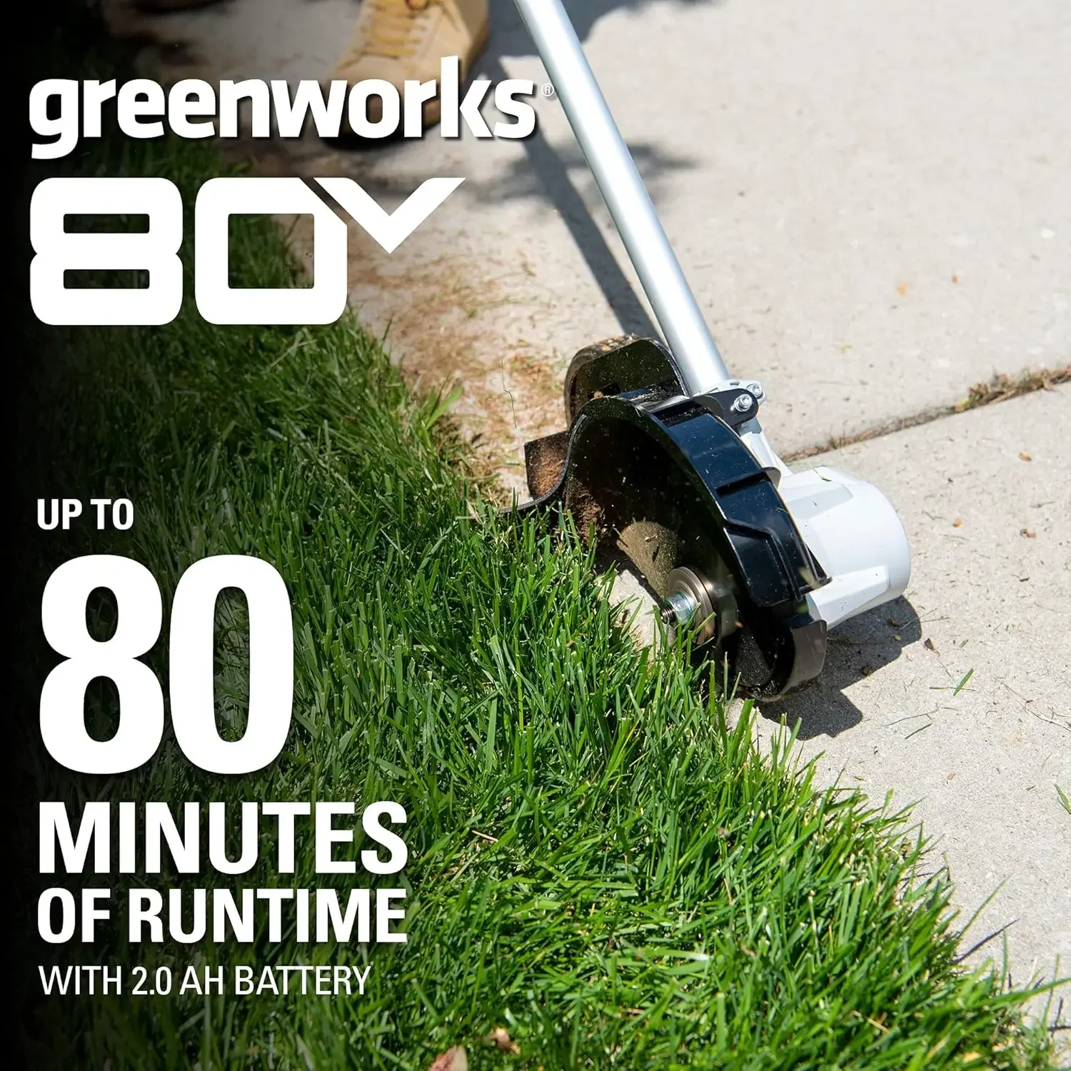 

80V 8 inch Brushless Edger, Battery Not Included ED80L00