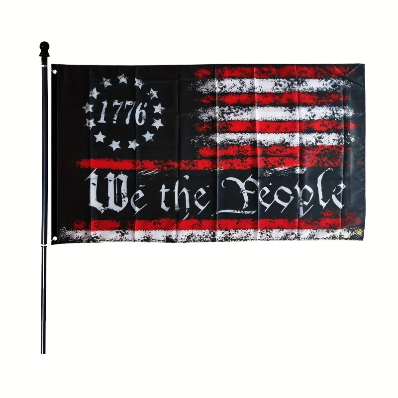 3x5 Feet We The People 1776 Flag - Betsy Ross 13 Star Legacy - Durable Outdoor/Indoor Decor - American Constitution Symbol - 90x