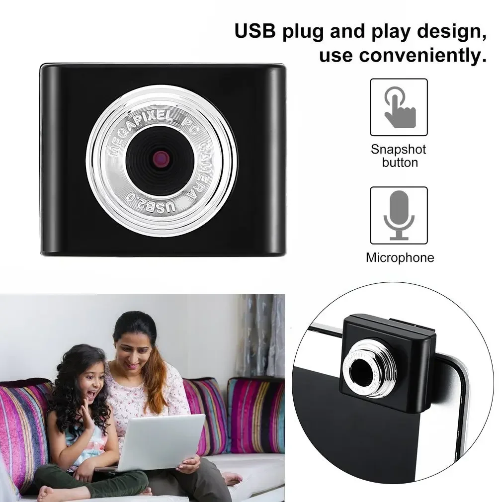 

2024 New Mini USB Laptop High Definition Convenient Computer Accessory Webcam Desktop Multifunctional Computer Web Cameras