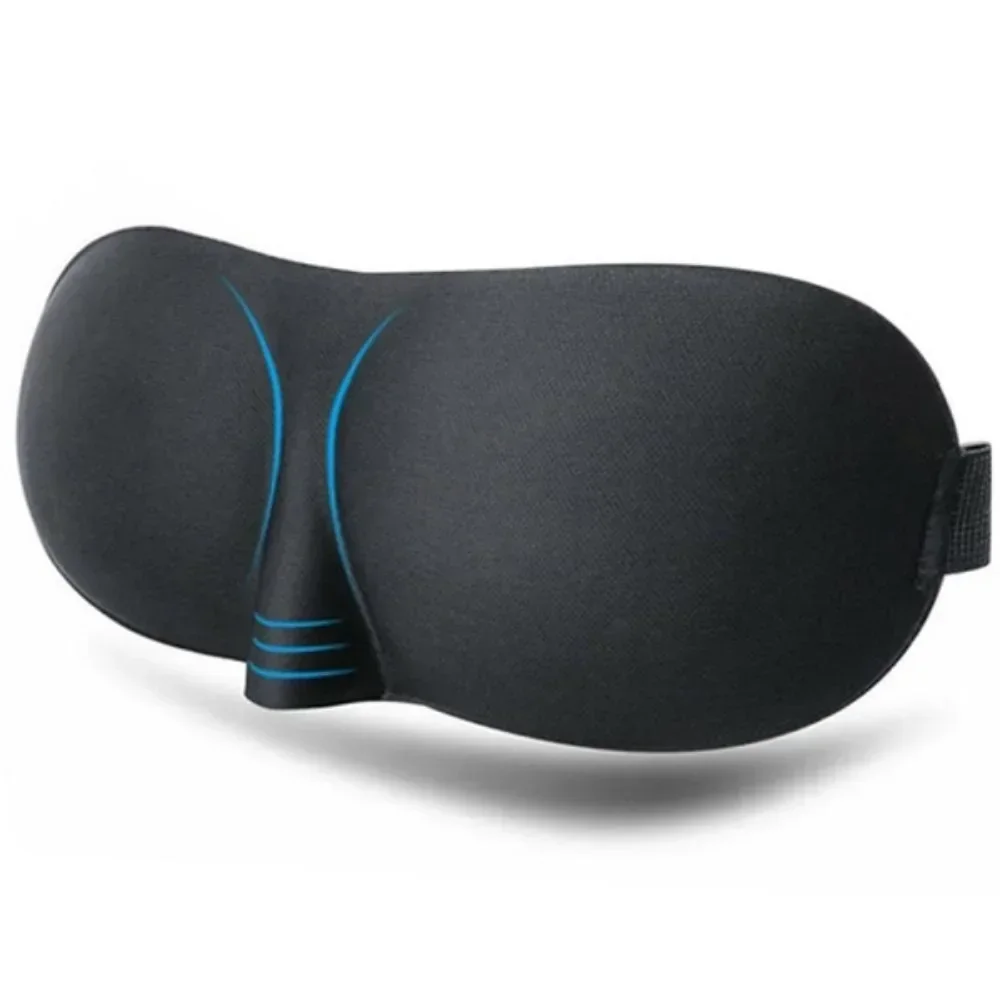 

3D Breathable Sleep Eye Mask Soft Padded for Travel Sleeping Meditation Yoga Eye Cover Comfortable Blindfold for Night Rest