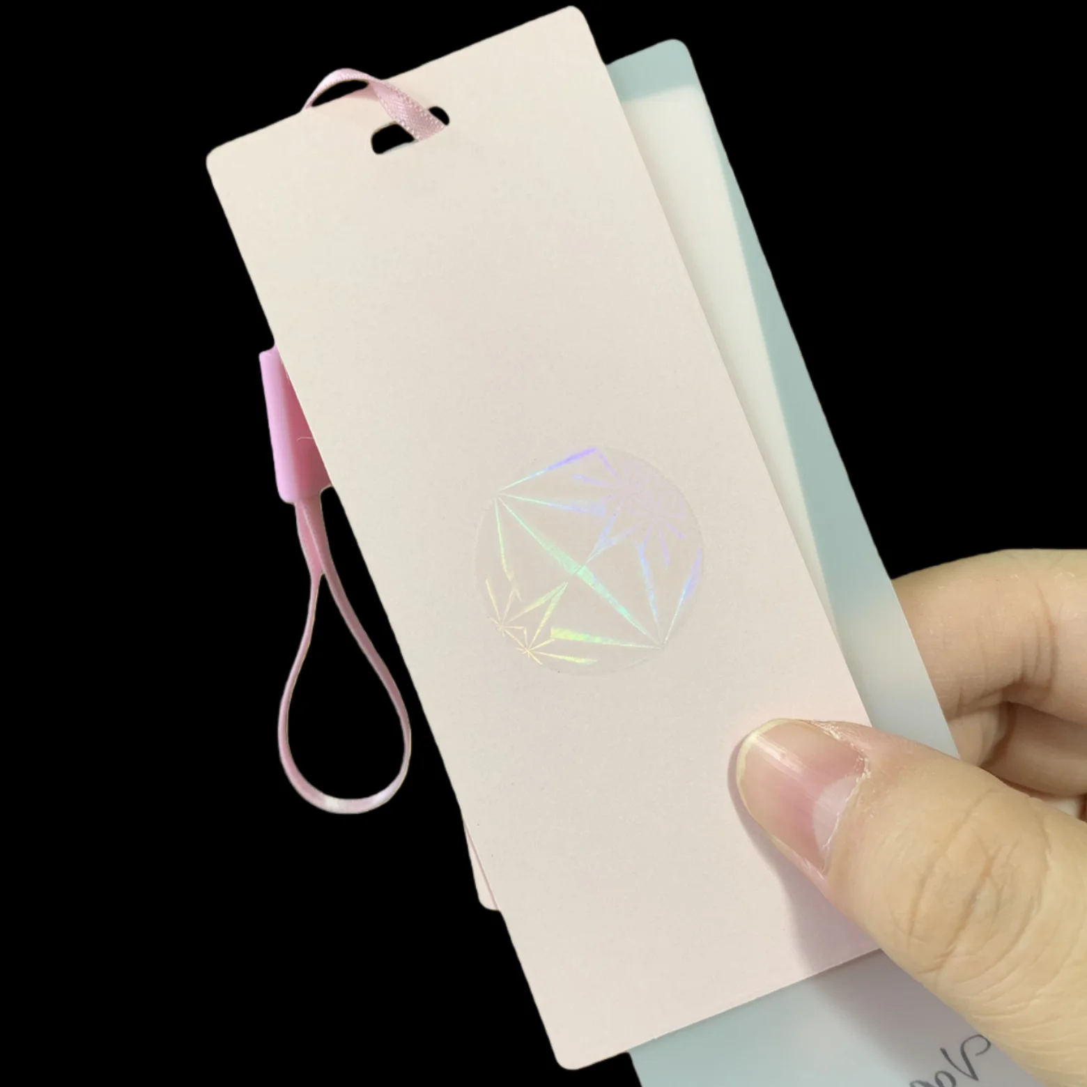 500/1000 Stück transparente Laser-Schneeflockenfolie, selbstklebende Siegel, Aufkleber für Geschenkbox, Paketversiegelung, Hochzeitsfeier-Einladung – Detail 6