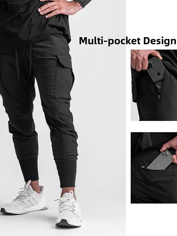 

Men's Faion Casual American Sports Pants Slim Fit Qui Dry Athletic Long Trousers Comfortable Breathable